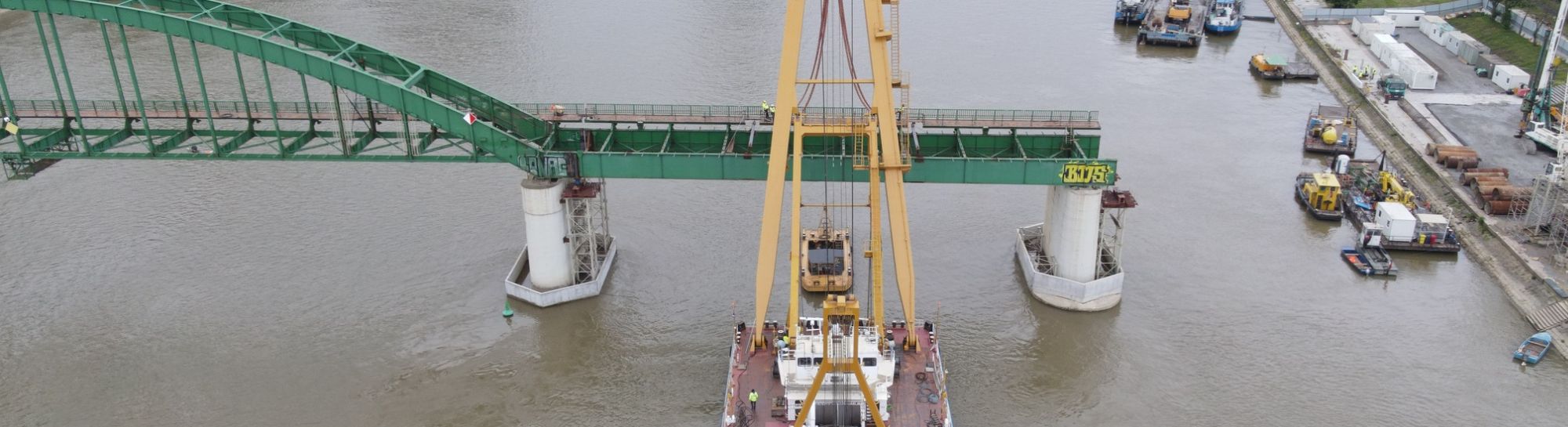 Dismantling of the Old Sava Bridge, Belgrade